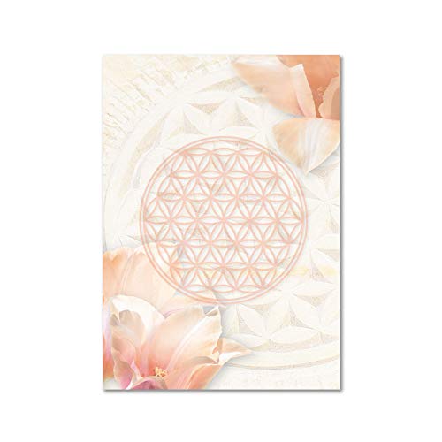 Esoterik Blume des Lebens Notizblock Symbolblock, DIN A6, 50 Blatt von BuddhaBloc