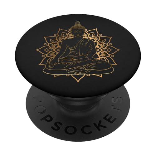 Buddha Mandala Spiritual Yoga PopSockets Klebender PopGrip Buddha Mandala Spiritual Yoga PopSockets Klebender PopGrip von Buddhism Meditation Perfekte Geschenk-Idee