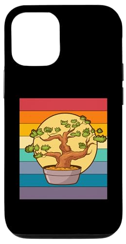 Bonsai-Baum, ästhetisch, Retro, Sonnenuntergang, Regenbogen-Bonsai Hülle für iPhone 12/12 Pro Bonsai-Baum, ästhetisch, Retro, Sonnenuntergang, Regenbogen-Bonsai Hülle für iPhone 12/12 Pro von Buddhist Zen Garden Outdoor Bonsai Tree Art Merch