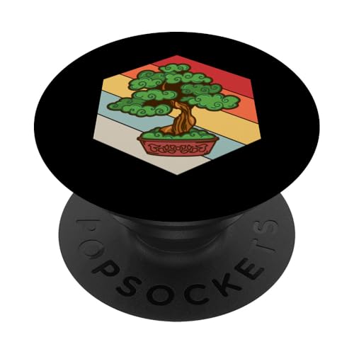 Bonsai Baum Gärtner Retro Stil Bonsai Baum PopSockets Klebender PopGrip Bonsai Baum Gärtner Retro Stil Bonsai Baum PopSockets Klebender PopGrip von Buddhist Zen Garden Outdoor Bonsai Tree Art Merch