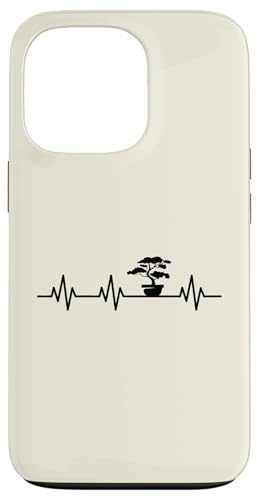 Bonsai Baum Herzschlag Leben Bonsai Herz EKG Puls Hülle für iPhone 13 Pro von Buddhist Zen Garden Outdoor Bonsai Tree Art Merch