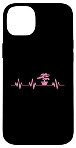 Bonsai Baum Herzschlag Leben Bonsai Herz EKG Puls Hülle für iPhone 14 Plus von Buddhist Zen Garden Outdoor Bonsai Tree Art Merch