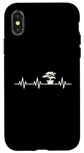 Bonsai Baum Herzschlag Leben Bonsai Herz EKG Puls Hülle für iPhone X/XS Bonsai Baum Herzschlag Leben Bonsai Herz EKG Puls Hülle für iPhone X/XS von Buddhist Zen Garden Outdoor Bonsai Tree Art Merch