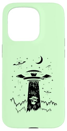 Bonsai-Baum Neuheit UFO Alien Entführung fliegende Untertasse Bonsai Hülle für iPhone 15 Pro von Buddhist Zen Garden Outdoor Bonsai Tree Art Merch