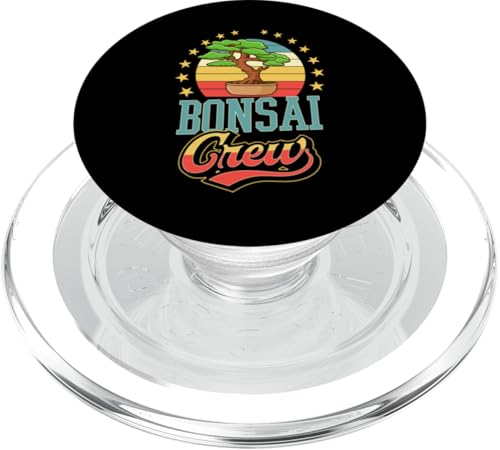 Bonsai Crew Passende Bonsai-Gruppe PopSockets PopGrip für MagSafe von Buddhist Zen Garden Outdoor Bonsai Tree Art Merch