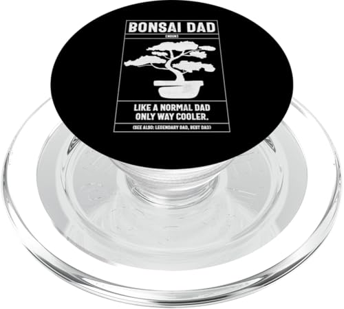 Bonsai Dad Definition Wie ein normaler Vater nur cooler PopSockets PopGrip für MagSafe von Buddhist Zen Garden Outdoor Bonsai Tree Art Merch