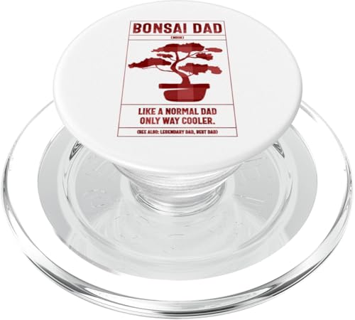 Bonsai Dad Definition Wie ein normaler Vater nur cooler PopSockets PopGrip für MagSafe von Buddhist Zen Garden Outdoor Bonsai Tree Art Merch