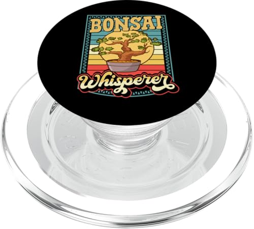 Bonsai-Flüsterer PopSockets PopGrip für MagSafe von Buddhist Zen Garden Outdoor Bonsai Tree Art Merch