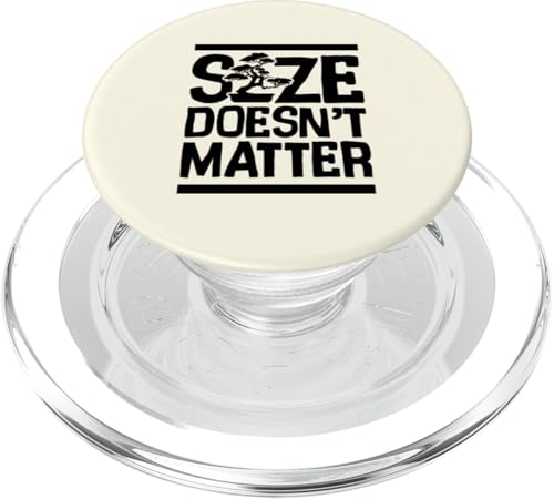 Bonsai-Größe spielt keine Rolle, Mini-Bonsai-Enthusiasten PopSockets PopGrip für MagSafe Bonsai-Größe spielt keine Rolle, Mini-Bonsai-Enthusiasten PopSockets PopGrip für MagSafe von Buddhist Zen Garden Outdoor Bonsai Tree Art Merch
