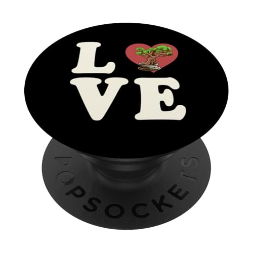 Bonsai-Liebe buchstabiert mit Herzgrafik PopSockets Klebender PopGrip Bonsai-Liebe buchstabiert mit Herzgrafik PopSockets Klebender PopGrip von Buddhist Zen Garden Outdoor Bonsai Tree Art Merch