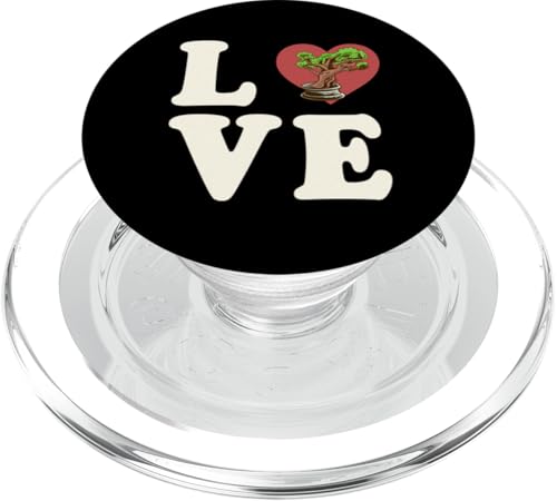Bonsai-Liebe buchstabiert mit Herzgrafik PopSockets PopGrip für MagSafe Bonsai-Liebe buchstabiert mit Herzgrafik PopSockets PopGrip für MagSafe von Buddhist Zen Garden Outdoor Bonsai Tree Art Merch