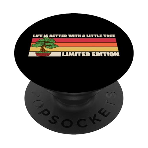 Bonsai Life Is Better With A Little Tree in limitierter Auflage PopSockets Klebender PopGrip Bonsai Life Is Better With A Little Tree in limitierter Auflage PopSockets Klebender PopGrip von Buddhist Zen Garden Outdoor Bonsai Tree Art Merch