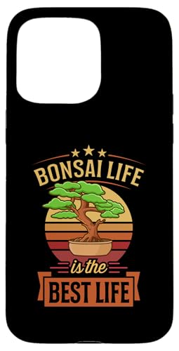 Bonsai Life Is The Best Life Bonsai im Retro-Vintage-Stil Hülle für iPhone 15 Pro Max von Buddhist Zen Garden Outdoor Bonsai Tree Art Merch