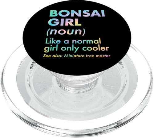 Bonsai-Mädchen-Definition Wie ein normales Mädchen, nur cooler PopSockets PopGrip für MagSafe von Buddhist Zen Garden Outdoor Bonsai Tree Art Merch