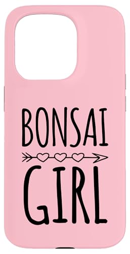 Bonsai-Mädchen mit böhmischen Stil Herz Pfeil Grafik Hülle für iPhone 15 Pro von Buddhist Zen Garden Outdoor Bonsai Tree Art Merch