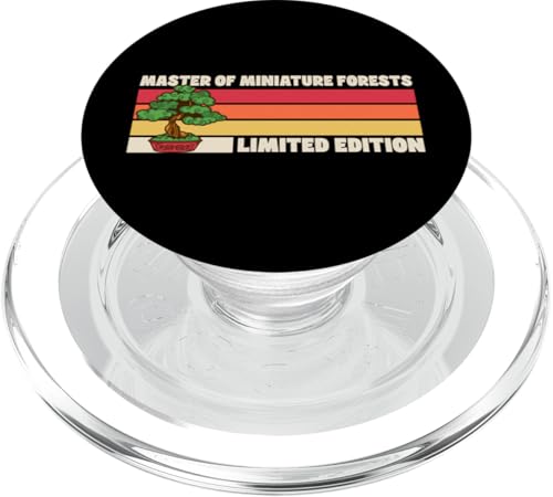 Bonsai Master Of Miniature Forests Limited Edition Retro 70er Jahre PopSockets PopGrip für MagSafe Bonsai Master Of Miniature Forests Limited Edition Retro 70er Jahre PopSockets PopGrip für MagSafe von Buddhist Zen Garden Outdoor Bonsai Tree Art Merch