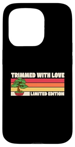 Bonsai Trimmed With Love Limited Edition Retro 70er Jahre Camp Hülle für iPhone 15 Pro von Buddhist Zen Garden Outdoor Bonsai Tree Art Merch