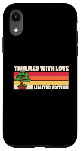 Bonsai Trimmed With Love Limited Edition Retro 70er Jahre Camp Hülle für iPhone XR von Buddhist Zen Garden Outdoor Bonsai Tree Art Merch