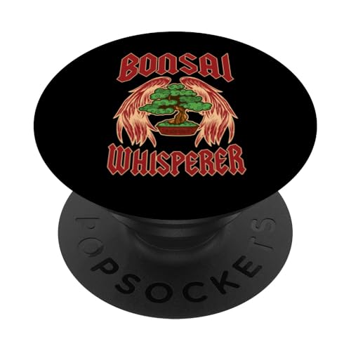 Bonsai Whisperer Bonsai-Gärtner im Rock'n'Roll-Stil PopSockets Klebender PopGrip Bonsai Whisperer Bonsai-Gärtner im Rock'n'Roll-Stil PopSockets Klebender PopGrip von Buddhist Zen Garden Outdoor Bonsai Tree Art Merch