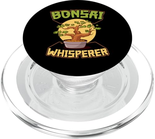 Bonsai Whisperer Japanischer Bonsai-Baumgärtner PopSockets PopGrip für MagSafe von Buddhist Zen Garden Outdoor Bonsai Tree Art Merch