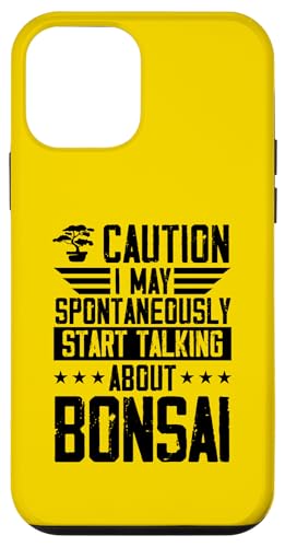 Caution I May Spontan Start Talking About Bonsai Hülle für iPhone 12 mini von Buddhist Zen Garden Outdoor Bonsai Tree Art Merch