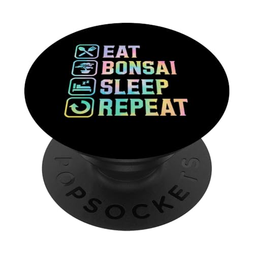 Eat Bonsai Sleep Repeat Einfache Bonsai-Grafik PopSockets Klebender PopGrip Eat Bonsai Sleep Repeat Einfache Bonsai-Grafik PopSockets Klebender PopGrip von Buddhist Zen Garden Outdoor Bonsai Tree Art Merch