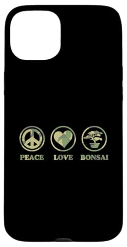 Einfache, einfache Bonsai-Baumgrafik von Peace Love And Bonsai Hülle für iPhone 15 Plus Einfache, einfache Bonsai-Baumgrafik von Peace Love And Bonsai Hülle für iPhone 15 Plus von Buddhist Zen Garden Outdoor Bonsai Tree Art Merch