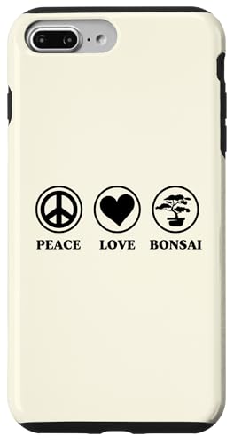 Einfache, einfache Bonsai-Baumgrafik von Peace Love And Bonsai Hülle für iPhone 7 Plus/8 Plus Einfache, einfache Bonsai-Baumgrafik von Peace Love And Bonsai Hülle für iPhone 7 Plus/8 Plus von Buddhist Zen Garden Outdoor Bonsai Tree Art Merch