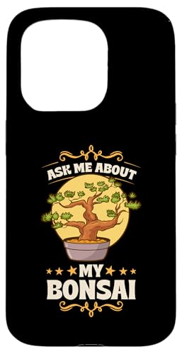 Frag mich nach meinem Bonsai Hülle für iPhone 15 Pro von Buddhist Zen Garden Outdoor Bonsai Tree Art Merch