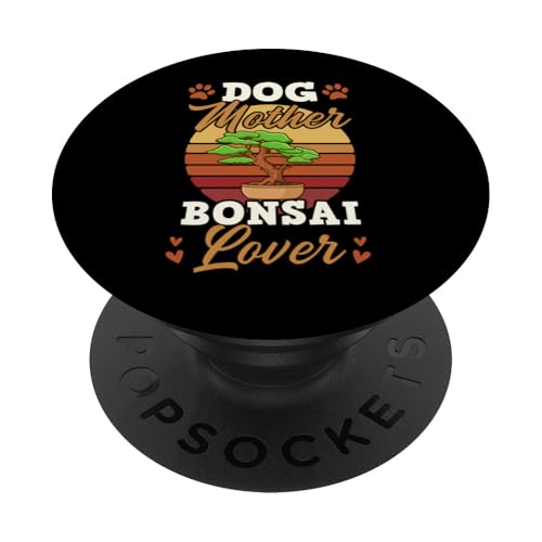 Hundemutter Bonsai Liebhaber PopSockets Klebender PopGrip von Buddhist Zen Garden Outdoor Bonsai Tree Art Merch