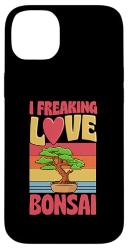 I Freaking Love Bonsai, Retro-Vintage-Stil Hülle für iPhone 14 Plus I Freaking Love Bonsai, Retro-Vintage-Stil Hülle für iPhone 14 Plus von Buddhist Zen Garden Outdoor Bonsai Tree Art Merch