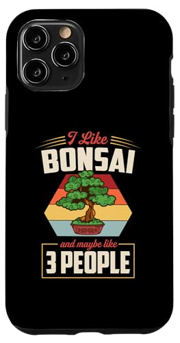 Ich mag Bonsai und vielleicht mag ich 3 Leute Hülle für iPhone 11 Pro von Buddhist Zen Garden Outdoor Bonsai Tree Art Merch