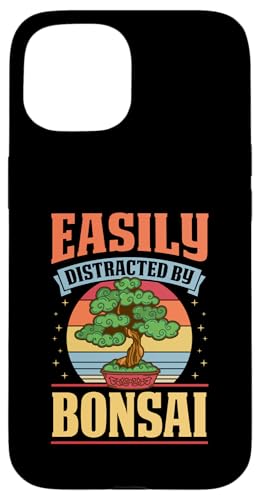 Leicht von Bonsai abgelenkt Hülle für iPhone 15 von Buddhist Zen Garden Outdoor Bonsai Tree Art Merch
