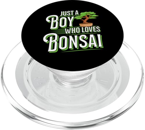 Nur ein Junge, der Bonsai liebt PopSockets PopGrip für MagSafe Nur ein Junge, der Bonsai liebt PopSockets PopGrip für MagSafe von Buddhist Zen Garden Outdoor Bonsai Tree Art Merch