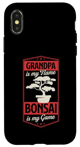 Opa ist mein Name Bonsai ist mein Spiel Großvater Hülle für iPhone X/XS Opa ist mein Name Bonsai ist mein Spiel Großvater Hülle für iPhone X/XS von Buddhist Zen Garden Outdoor Bonsai Tree Art Merch