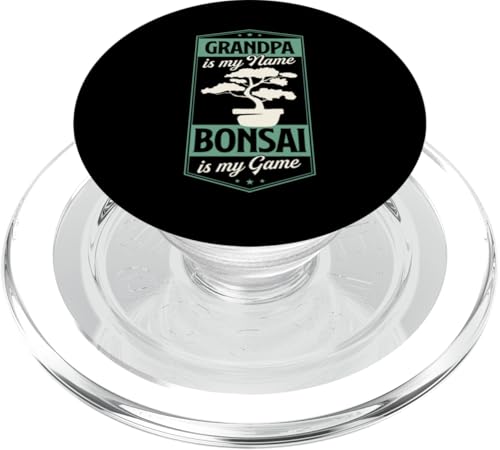 Opa ist mein Name Bonsai ist mein Spiel Großvater PopSockets PopGrip für MagSafe Opa ist mein Name Bonsai ist mein Spiel Großvater PopSockets PopGrip für MagSafe von Buddhist Zen Garden Outdoor Bonsai Tree Art Merch