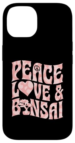Retro-Ästhetik von Peace Love And Bonsai Hülle für iPhone 14 Retro-Ästhetik von Peace Love And Bonsai Hülle für iPhone 14 von Buddhist Zen Garden Outdoor Bonsai Tree Art Merch