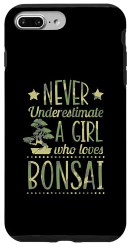 Unterschätzen Sie niemals ein Mädchen, das Bonsai liebt Hülle für iPhone 7 Plus/8 Plus Unterschätzen Sie niemals ein Mädchen, das Bonsai liebt Hülle für iPhone 7 Plus/8 Plus von Buddhist Zen Garden Outdoor Bonsai Tree Art Merch