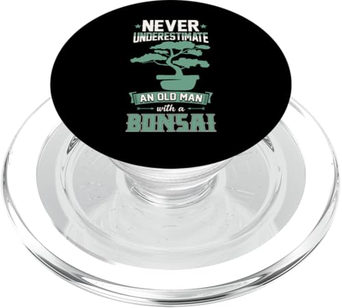 Unterschätzen Sie niemals einen alten Mann mit einem Bonsai PopSockets PopGrip für MagSafe Unterschätzen Sie niemals einen alten Mann mit einem Bonsai PopSockets PopGrip für MagSafe von Buddhist Zen Garden Outdoor Bonsai Tree Art Merch