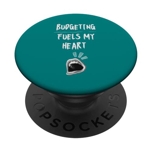 Budgetierung treibt mein Herz an PopSockets Klebender PopGrip von Budgeting Stuff