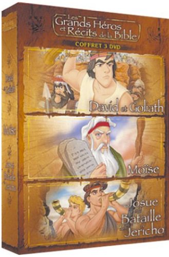 Les Grands heros et recits de la Bible, David et Goliath - Moïse - Josue et la Bataille de Jericho - Coffret 3 DVD [FR Import] von Buena Vista Home Entertainement
