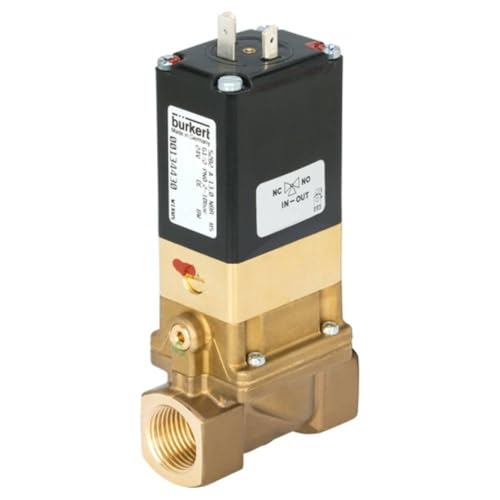 Bürkert - 134 433 2/2-Wege-Magnetventil, mit Servoventil mediengetrenntem 230 V / 50-60 Hz Anschluss g 1/2 Ärmel Bürkert - 134 433 2/2-Wege-Magnetventil, mit Servoventil mediengetrenntem 230 V / 50-60 Hz Anschluss g 1/2 Ärmel von Bürkert