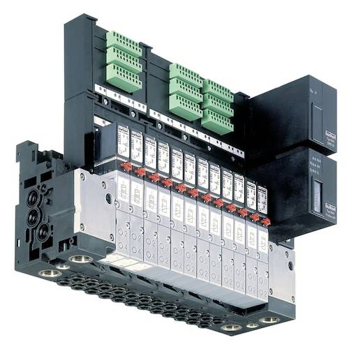 Bürkert 8640 212184 Ventilinsel 16x 5/2 Wege Ansteuerung (Pneumatik) Profibus DPV1 mit RIO Master 1 von Bürkert