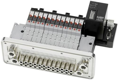 Bürkert 8640 230842 Ventilinsel 24x (2x 3/2) Ventilfunktion NC Ansteuerung (Pneumatik) Multipol 1St. von Bürkert
