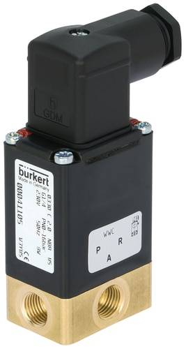 Bürkert Direktgesteuertes Ventil 124925 0330 230 V/AC G 1/4 Muffe Nennweite (Details) 2mm 1St. von Bürkert