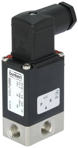 Bürkert Direktgesteuertes Ventil 124940 0330 230 V/AC G 1/4 Muffe Nennweite (Details) 3mm 1St. von Bürkert