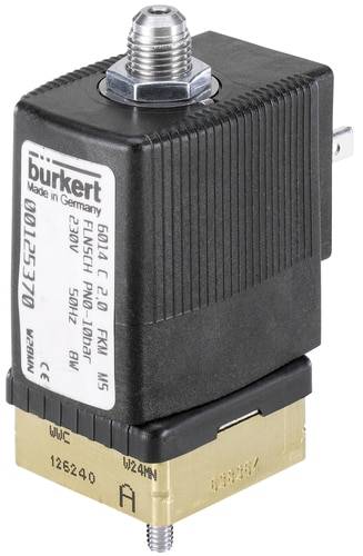 Bürkert Hubankerventil 125372 6014 24V Flansch, G 1/8 Nennweite (Details) 2mm Direktwirkend 1St. von Bürkert