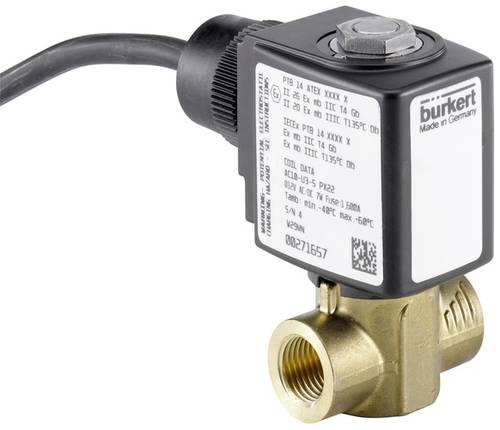 Bürkert Kolbenventil 349320 6240 230V G 3/8 Nennweite (Details) 6mm Zwangsgesteuert 1St. von Bürkert