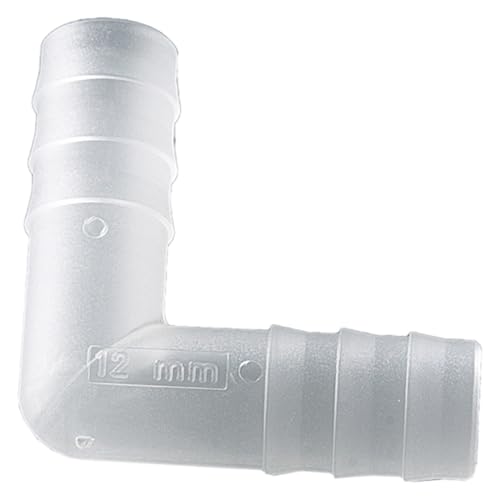 Bürkle Polypropylen Winkel-Verbinder für Durchmesser 11-13mm, Zylindrischh Form, Transparent von Bürkle