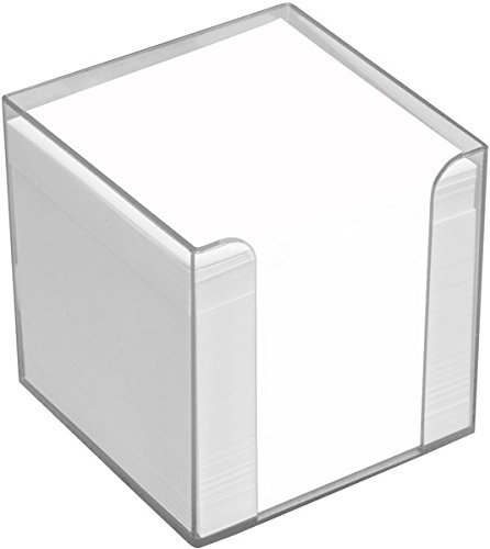 Büroring Zettelbox transparent Kunststoff, 9x9x9cm, weißes Papier Büroring Zettelbox transparent Kunststoff, 9x9x9cm, weißes Papier von Büroring